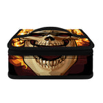 Burning Skull Print Small Lunch Bag