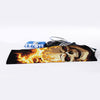 Burning Skull Print Sports Towel