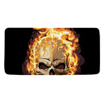 Burning Skull Print Towel