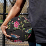 Butterfly And Flower Pattern Print Basketball