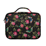 Butterfly And Flower Pattern Print Briefcase Bible Bag