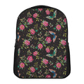 Butterfly And Flower Pattern Print Casual Backpack