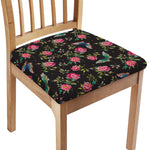 Butterfly And Flower Pattern Print Chair Cushion Cover