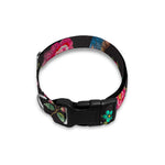 Butterfly And Flower Pattern Print Dog Collar