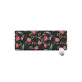 Butterfly And Flower Pattern Print Extended Mouse Pad