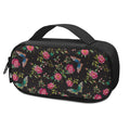 Butterfly And Flower Pattern Print Portable Cooler Travel Case