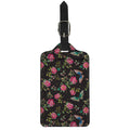 Butterfly And Flower Pattern Print Luggage Tag