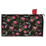 Butterfly And Flower Pattern Print Mailbox Cover