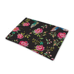 Butterfly And Flower Pattern Print Pet Cooling Mat Cover