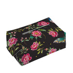 Butterfly And Flower Pattern Print Rectangle Tissue Box Cover