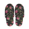 Butterfly And Flower Pattern Print Slippers