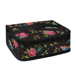 Butterfly And Flower Pattern Print Small Lunch Bag