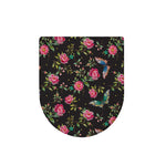 Butterfly And Flower Pattern Print Toilet Lid Cover