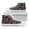 Butterfly And Flower Pattern Print White High Top Sneakers