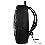 Cactus And Llama Pattern Print 17 Inch Backpack