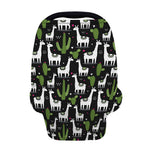 Cactus And Llama Pattern Print Baby Seat Cover