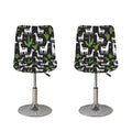 Cactus And Llama Pattern Print Bar Stool Covers