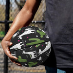 Cactus And Llama Pattern Print Basketball