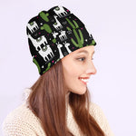 Cactus And Llama Pattern Print Beanie