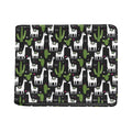 Cactus And Llama Pattern Print Bifold Wallet