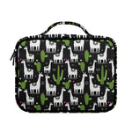 Cactus And Llama Pattern Print Briefcase Bible Bag