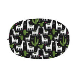 Cactus And Llama Pattern Print Car Side Mirror Covers