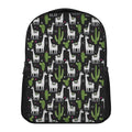 Cactus And Llama Pattern Print Casual Backpack