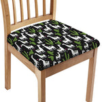 Cactus And Llama Pattern Print Chair Cushion Cover