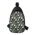 Cactus And Llama Pattern Print Sling Bag