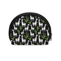 Cactus And Llama Pattern Print Coin Purse