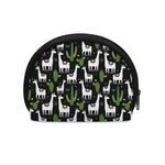 Cactus And Llama Pattern Print Coin Purse