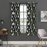 Cactus And Llama Pattern Print Curtain