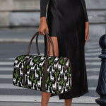 Cactus And Llama Pattern Print Duffle Bag