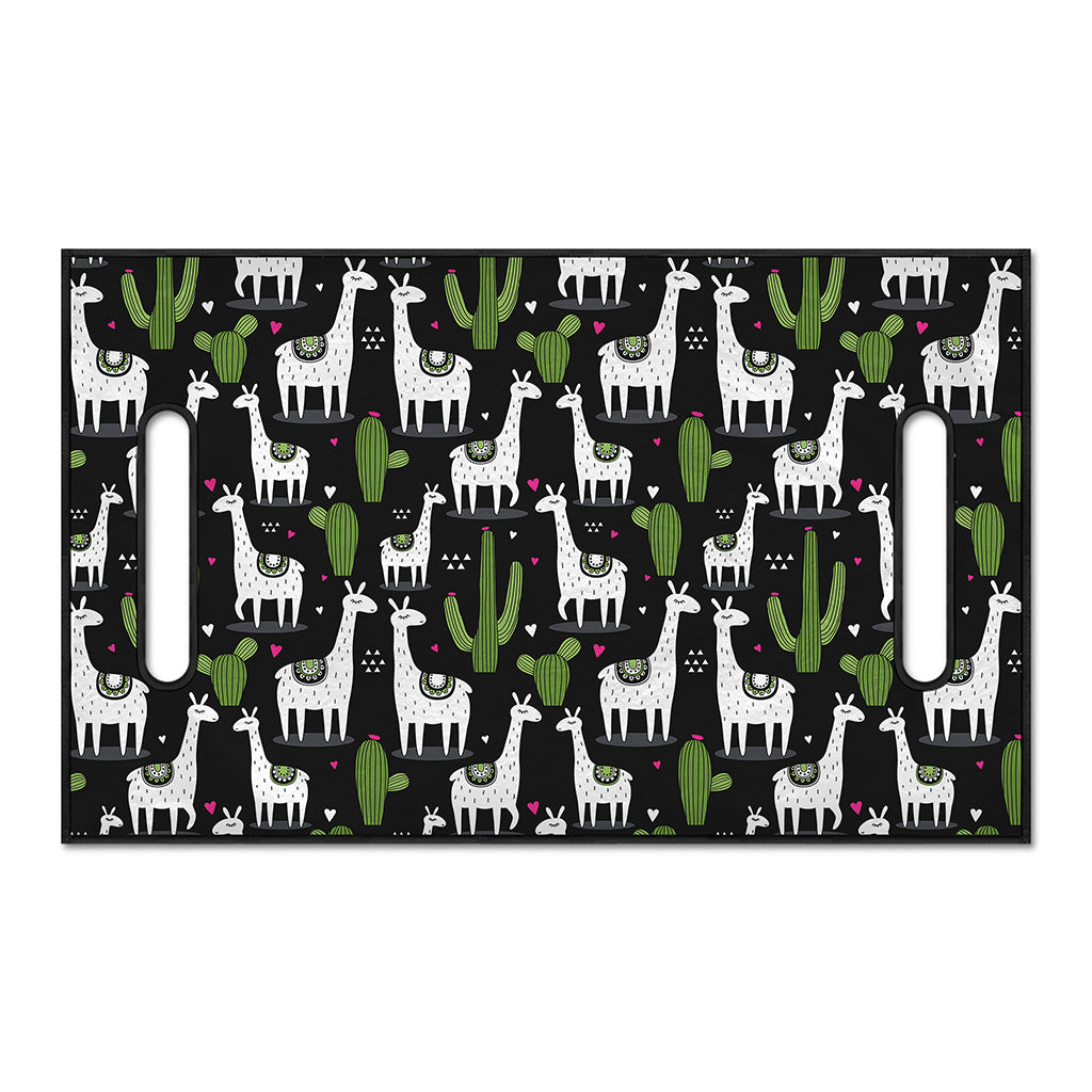 Cactus And Llama Pattern Print Golf Cart Seat Cover