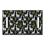 Cactus And Llama Pattern Print Golf Cart Seat Cover