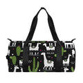 Cactus And Llama Pattern Print Gym Bag