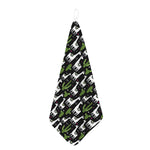 Cactus And Llama Pattern Print Hand Towel