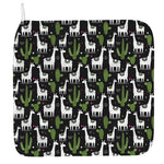 Cactus And Llama Pattern Print Hand Towel
