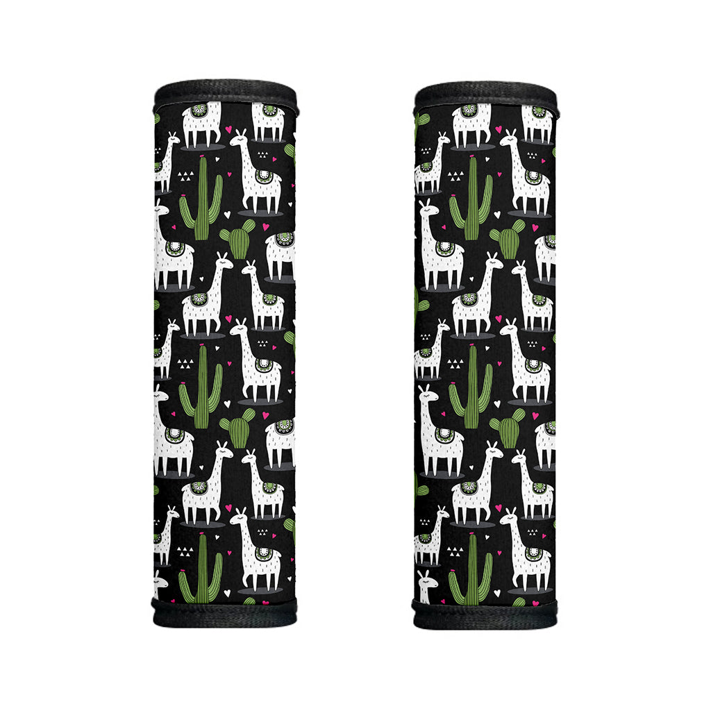 Cactus And Llama Pattern Print Handle Covers