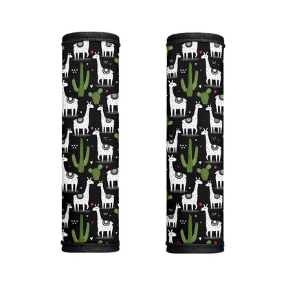 Cactus And Llama Pattern Print Handle Covers