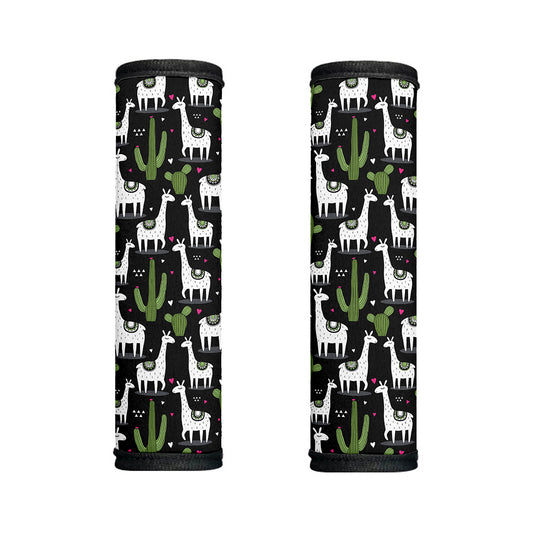 Cactus And Llama Pattern Print Handle Covers