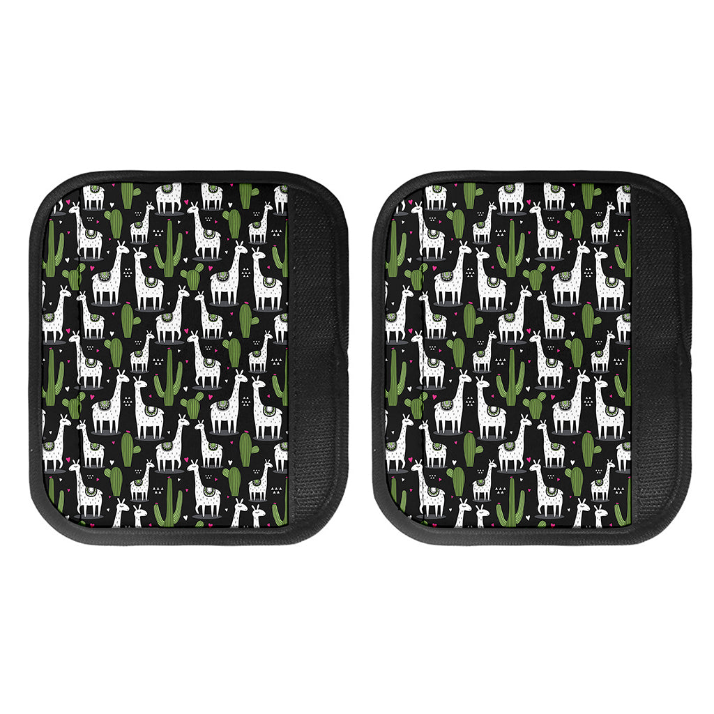 Cactus And Llama Pattern Print Handle Covers