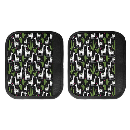 Cactus And Llama Pattern Print Handle Covers