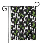 Cactus And Llama Pattern Print House Flag