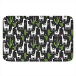 Cactus And Llama Pattern Print Indoor Door Mat