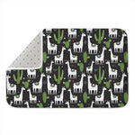 Cactus And Llama Pattern Print Indoor Door Mat