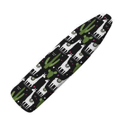 Cactus And Llama Pattern Print Ironing Board Cover