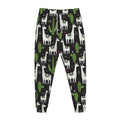 Cactus And Llama Pattern Print Jogger Pants