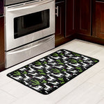 Cactus And Llama Pattern Print Kitchen Mat