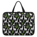 Cactus And Llama Pattern Print Laptop Sleeve With Handle
